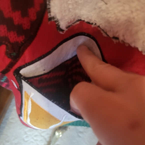 33 Degrees Christmas Sweater Santa Drinking Beer Front Pocket Mens Size Large - Picture 6 of 7